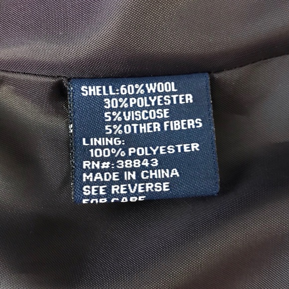 Mackintosh | royal purple long wool pea coat M - Picture 6 of 7